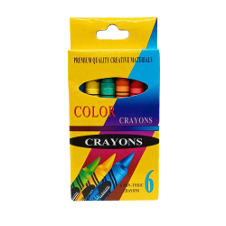 12 Cajas De Crayolas 6 Colores Mini Económicos Mayoreo